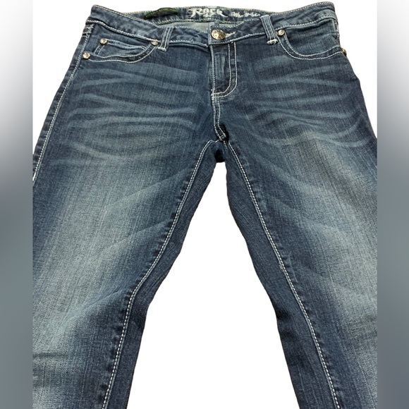 Rock 47 by Wrangler Ultra Low Rise Skinny Jeans - Picture 3 of 12